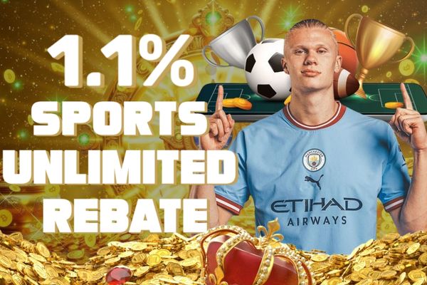 1.1% SPORTBOOK Unlimited REBATE
